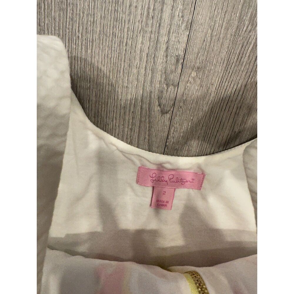 Lilly Pulitzer White Kolby Embroidered Shift Dress - Picture 4 of 6